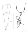 Collier chaîne métal argenté gymnaste au ballon ou cerceau